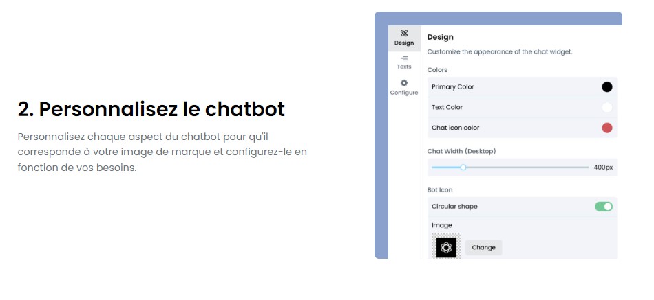 personaliser chatbot